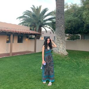 Bohemian Printed Maxi Dress